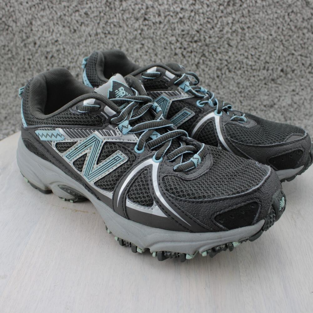 New Balance 510v5 Grey Blue All Terrain Trail Running Shoes Womens 6.5